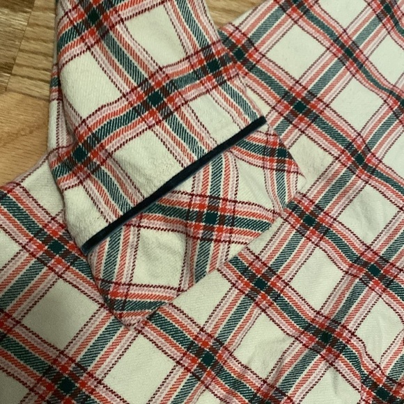 Marine Layer Pajama Top Flannel Classic Red Plaid Womens M warm cozy Winter - Picture 5 of 10